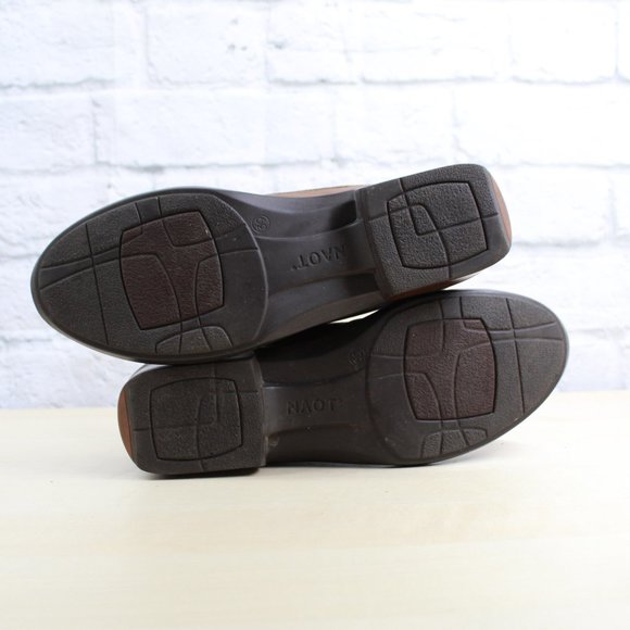 NAOT Brown Black Leather Kedma Lace Up Oxfords Shoes Size 39 / 8 - Picture 9 of 9